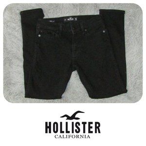 Hollister Black Skinny Jeans Sz 26 x 30